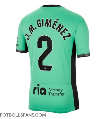 Atletico Madrid Jose Gimenez #2 Replika Tredje Tröja 2023-24 Kortärmad